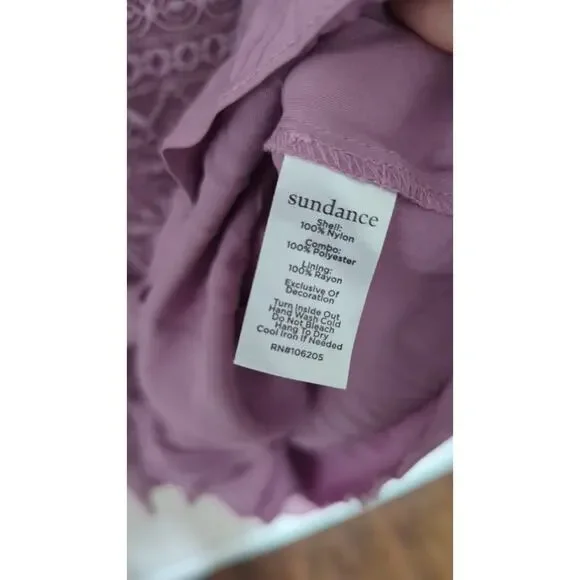 Sundance Lavender Lace Maxine Long Sleeve Dress NWT - Picture 6 of 6